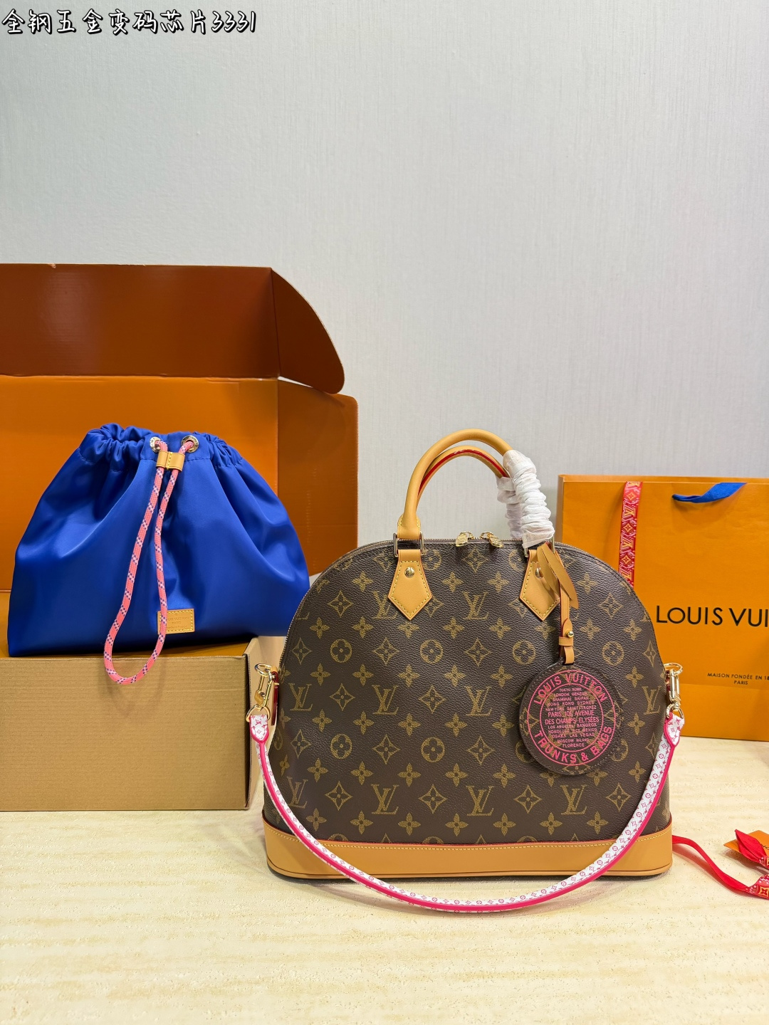 LV Luxury Monogram Handbag Detachable Strap